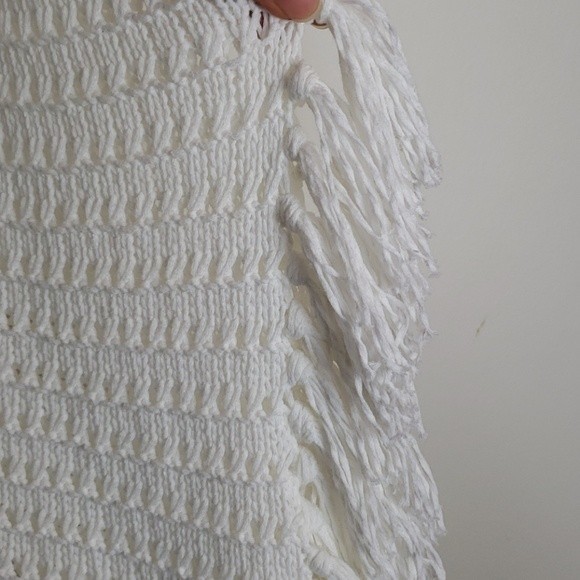 Minnie Rose white crochet top Size XS/S Boho Beachy Bohemian - Picture 3 of 6